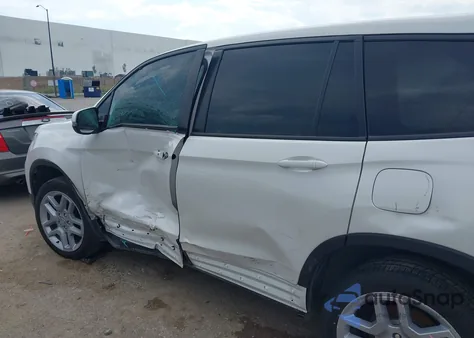 2025 Honda Passport Awd Ex-L from USA, damaged, VIN 5FNYF8H58SB015270